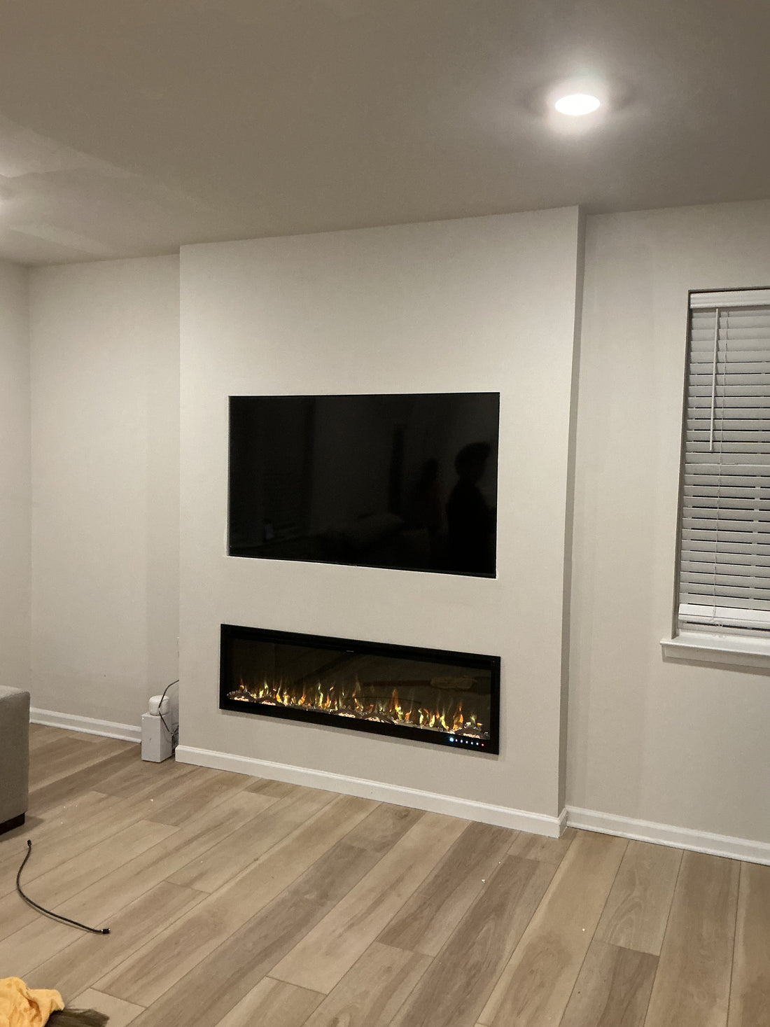 Tv Wall With Fireplace!