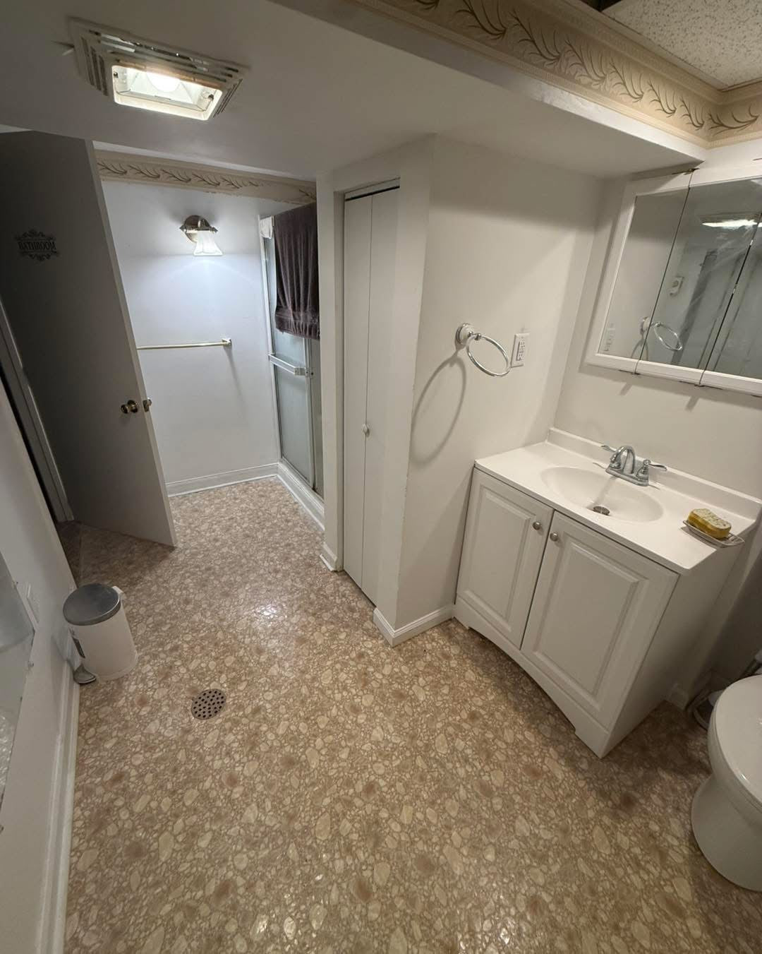 Bathroom Repair & Vanity Upgrade