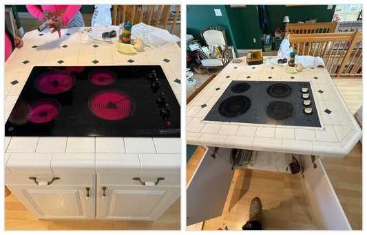 Stove Top Installation