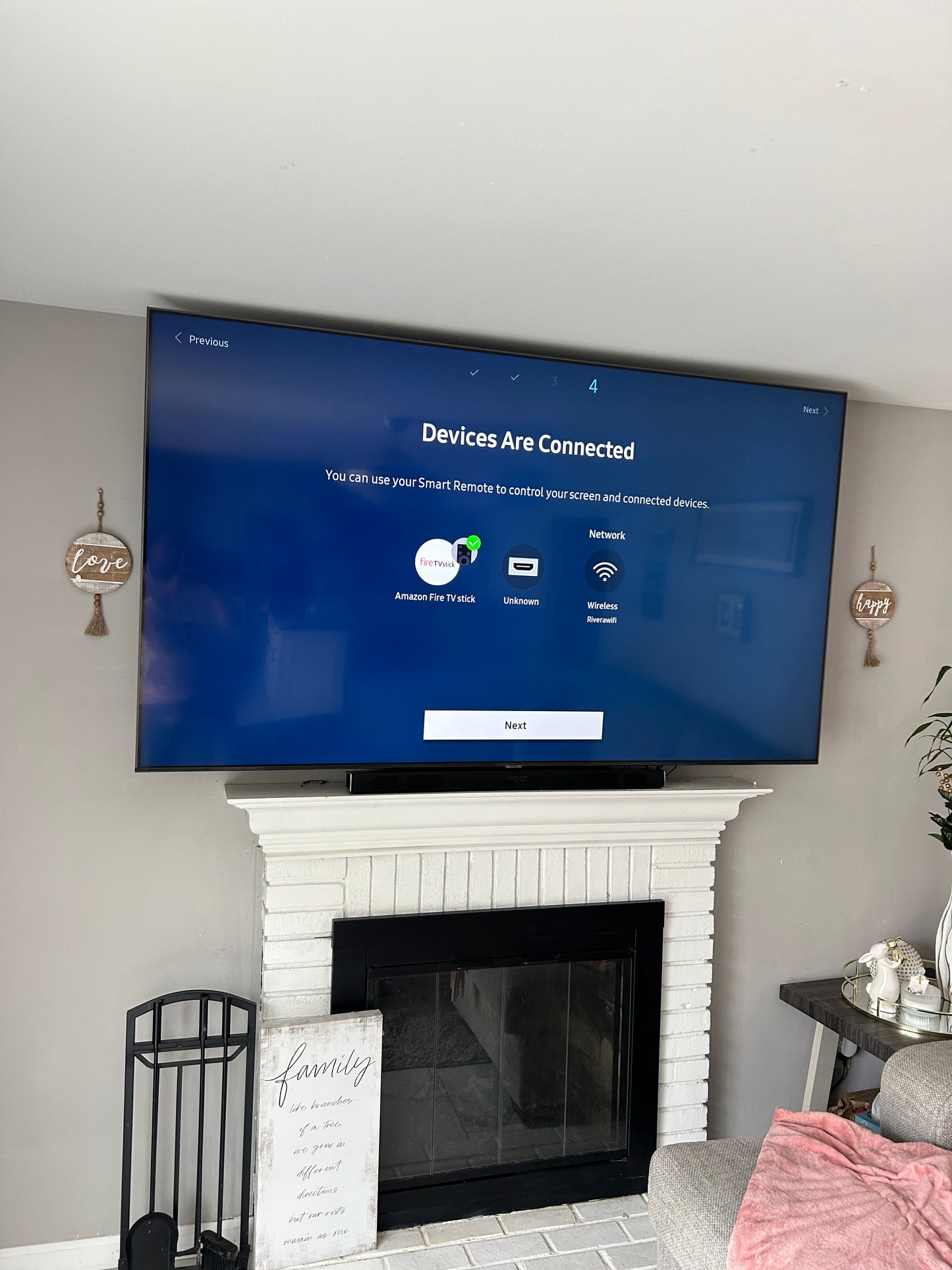 TV MOUNTING