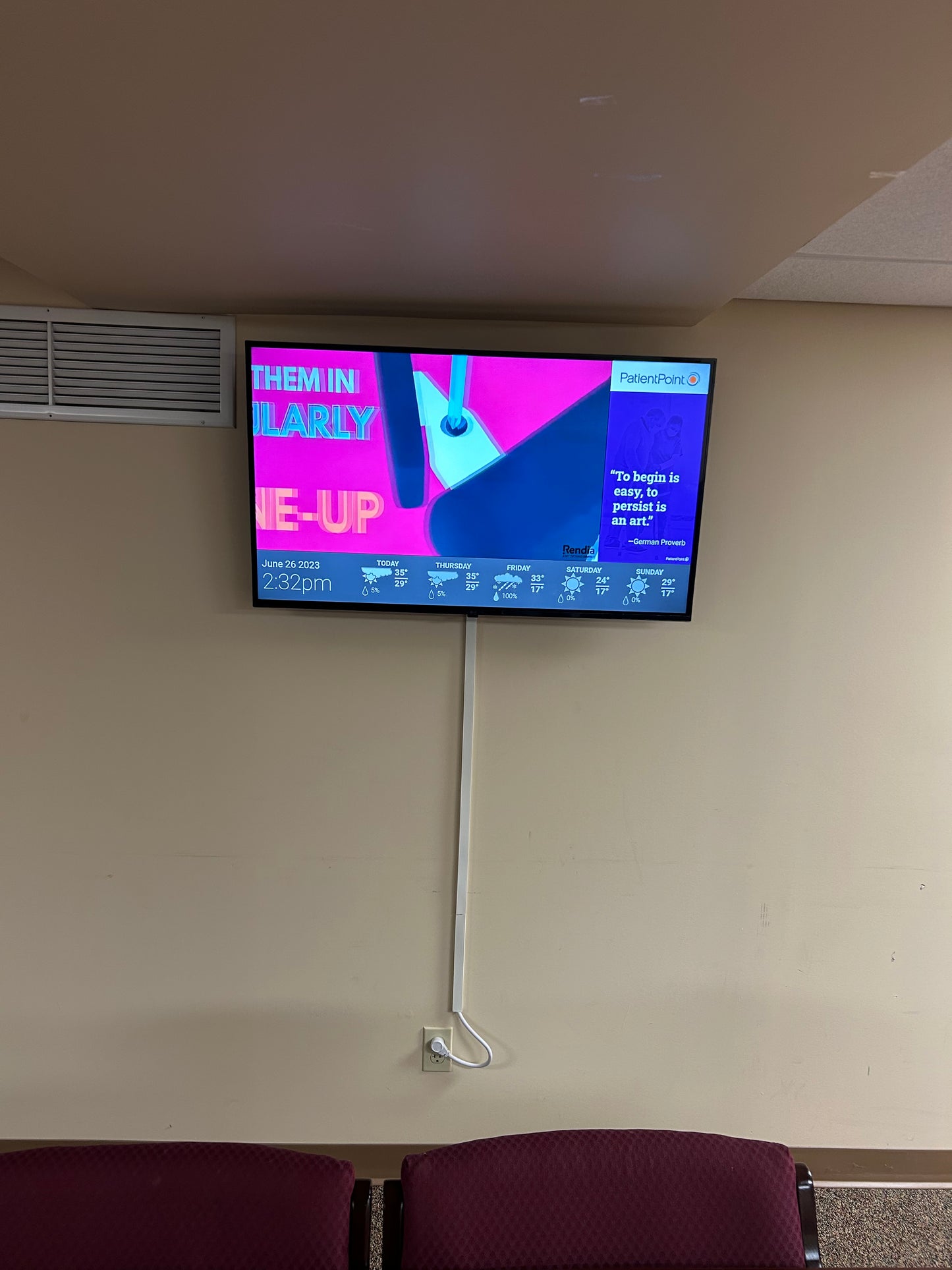 TV MOUNTING
