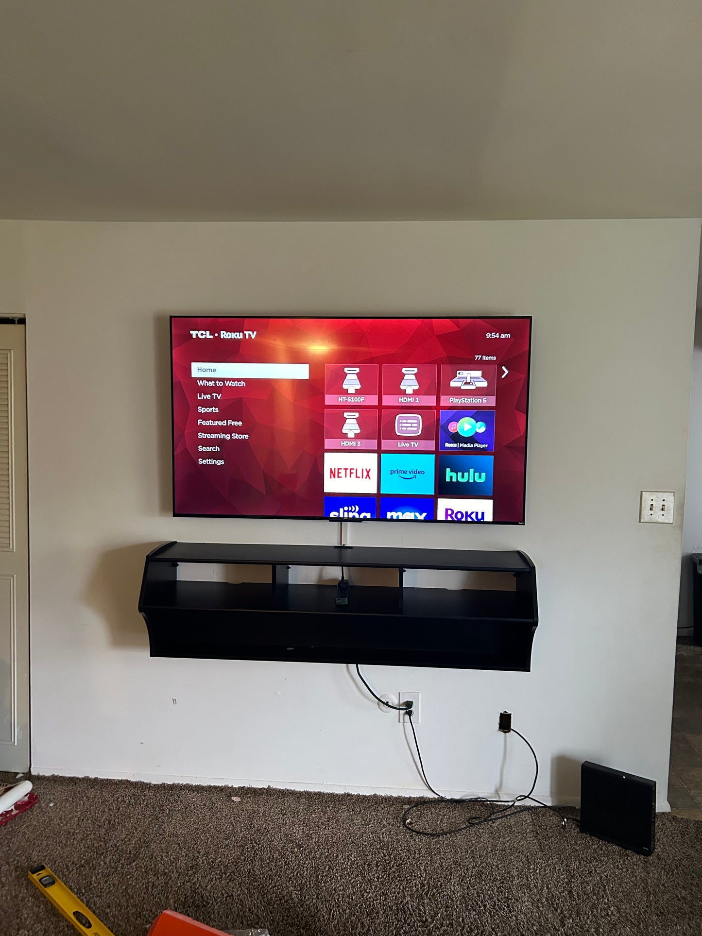 TV MOUNTING