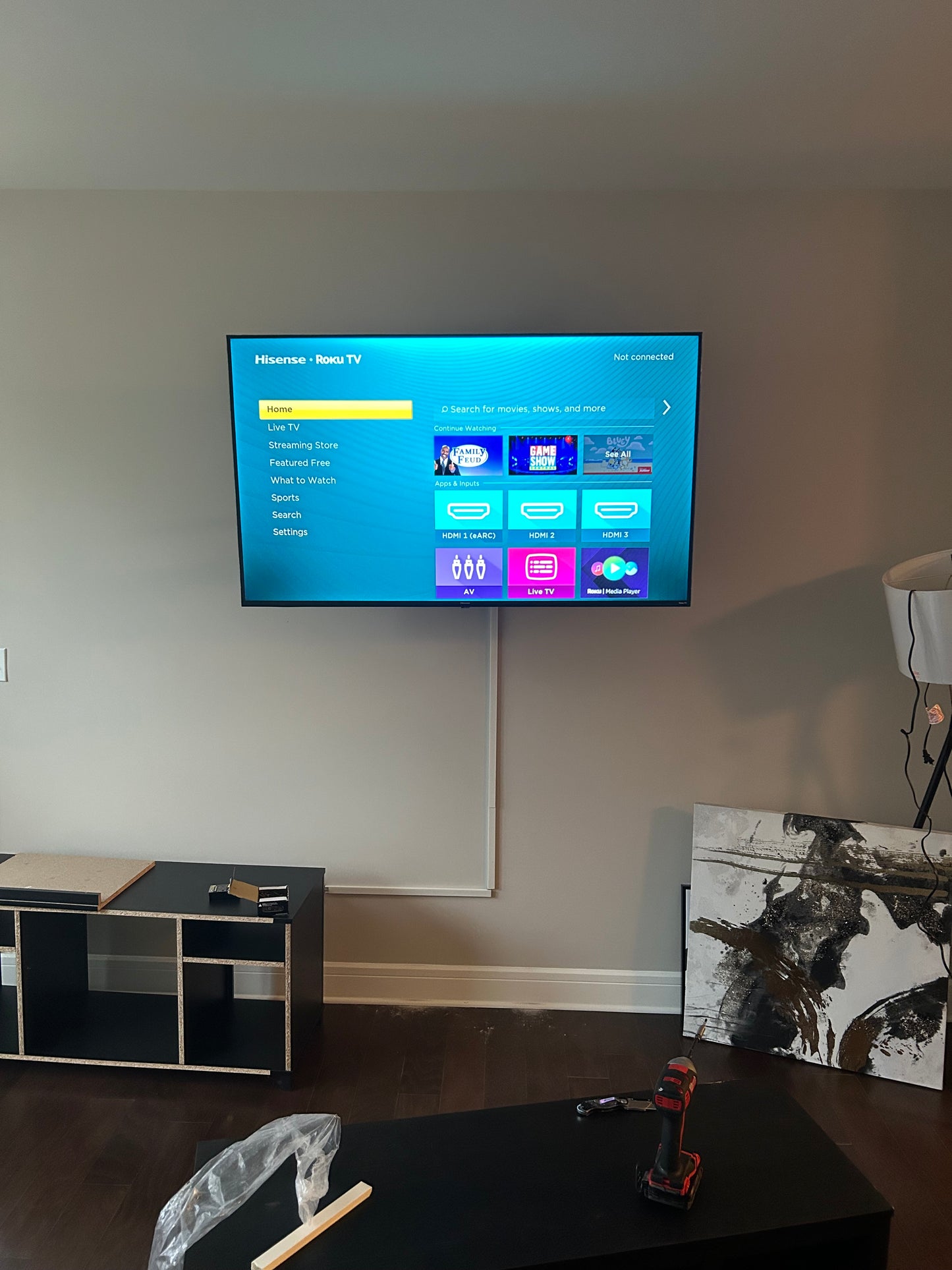 TV MOUNTING