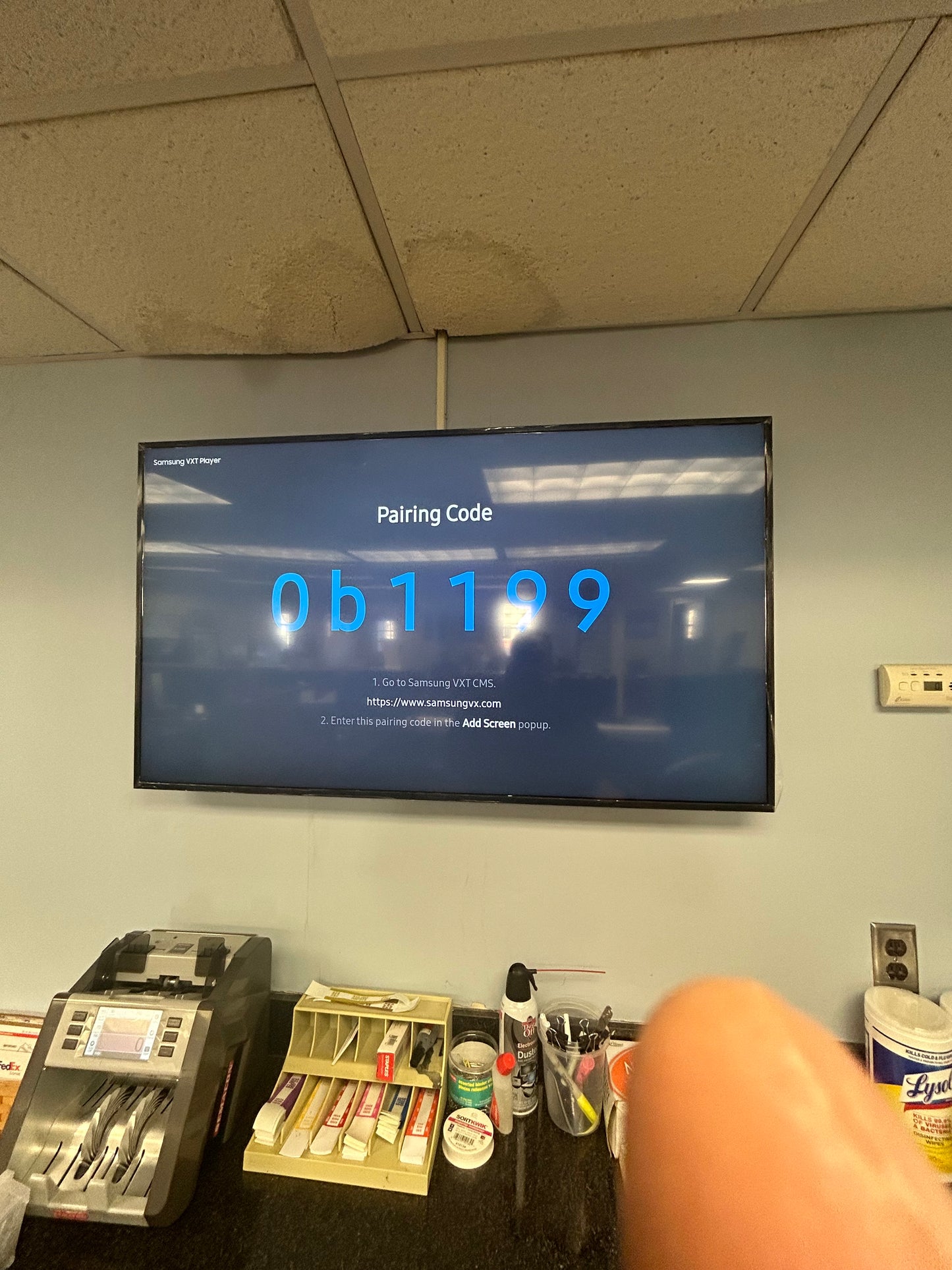 TV MOUNTING
