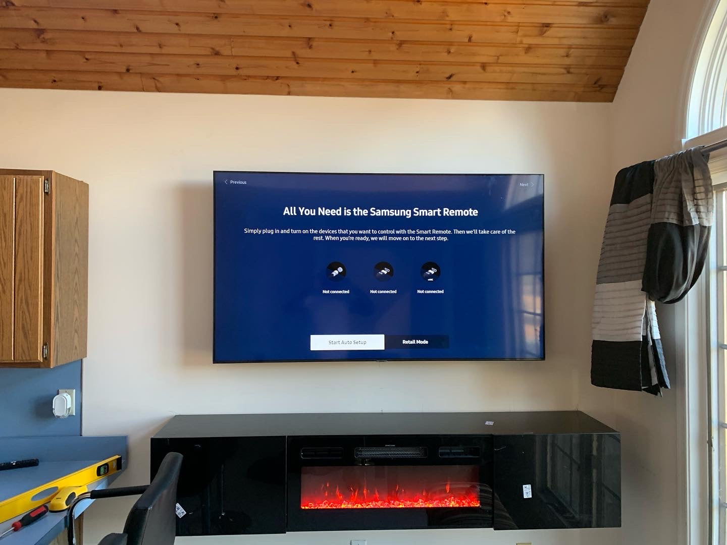 TV MOUNTING