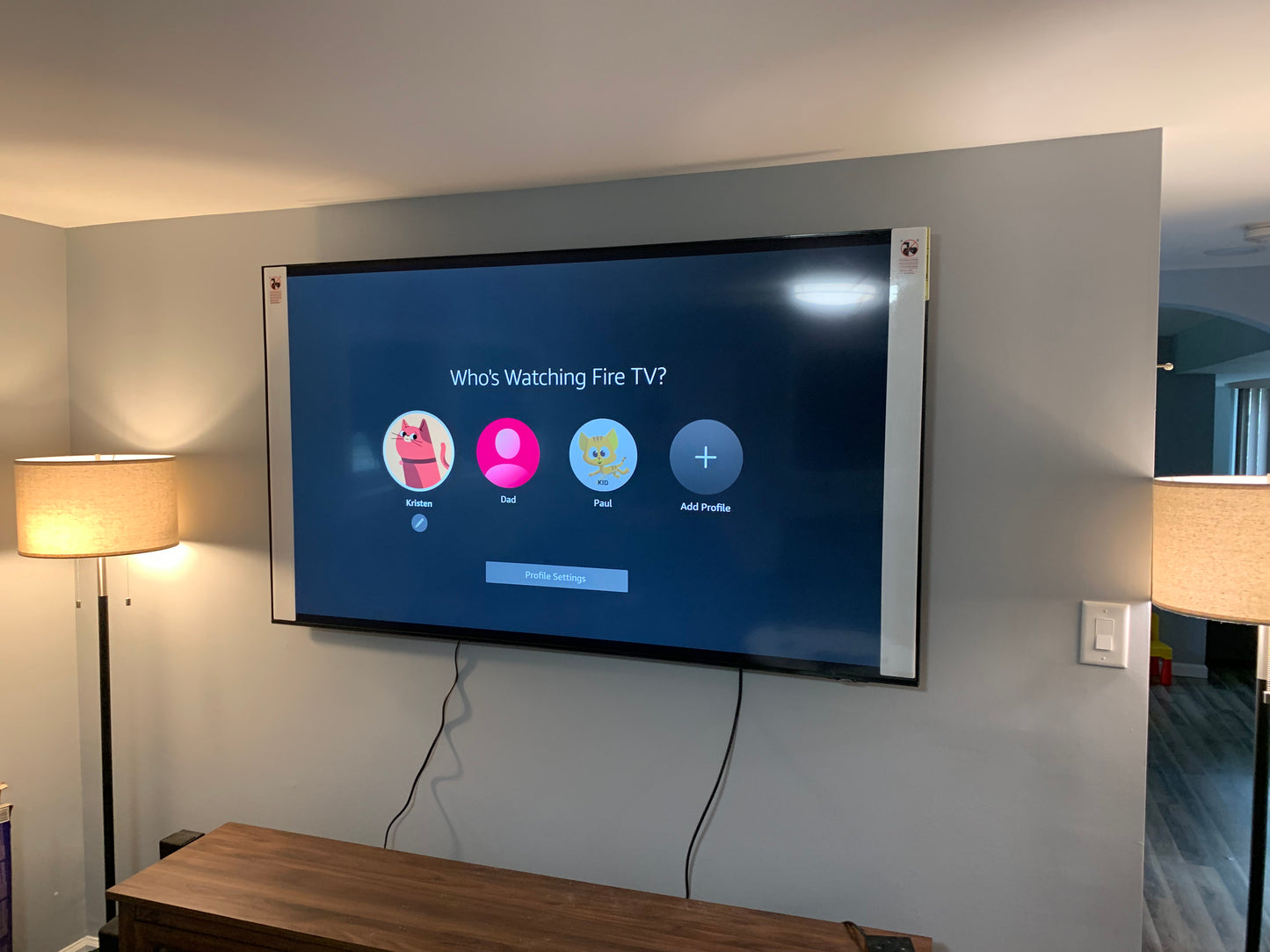 TV MOUNTING