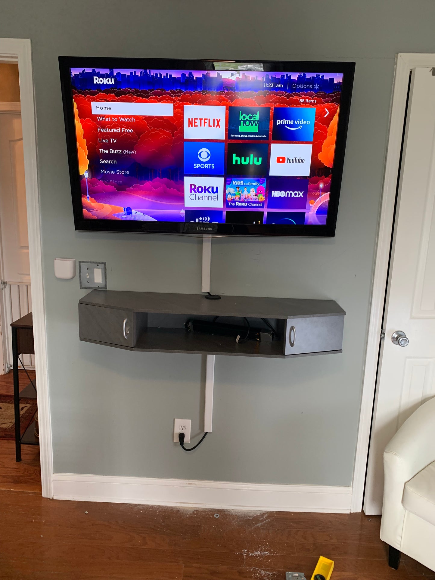 TV MOUNTING